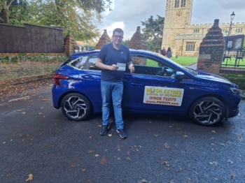 Oliver BellCongratulations to Oliver on passing his Manual Practical driving test Today Friday 27th October 2023.at Bletchley Test Centre  and some help from Milton Keynes school of motoring and our instructor Mark, wish Oliver all the very best for his driving  his Mini and thank you for using Milton Keynes school of motoring as your training provider.www.mksom.com.Both Female and Male inst
