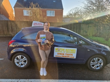 Laruen McguigginCongratulations to Sophie on passing her test First Time today Monday 26th December 2022. with some help from Mark at Milton Keynes school of motoring, Wish Sophie all the very best. And thank you for using Milton Keynes school of motoring as your training provider.www.mksom.com.Both Female and Male instructors, Automatic and Manual. office: 01908732175www.MKSOM.com #driv