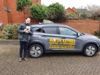 SunCongratulations to Sun on passing his Practical driving test First Time Today Thursday 2nd August 2022.in Leighton Buzzard Test Centre and some help from our instructor Mark, wish Sun all the very best for his driving and thank you for using Milton Keynes school of motoring as your training provider.www.mksom.com.Both Female and Male instructors, Automatic and Manual. office: 0190873217