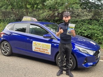 Tariq <br />
Congratulations to Tariq on passing his Manual Practical driving test Today Tuesday 27th June 2023.at Leighton Buzzard Test Centre  with only 4 driving Faults and some help from Milton Keynes school of motoring and our instructor Mark, wish Tariq all the very best for his driving and thank you for using Milton Keynes school of motoring as your training provider.<br />
www.mksom.com.<br />
Both Femal
